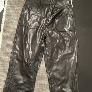 Kendall & Kylie Black Faux Leather Trousers